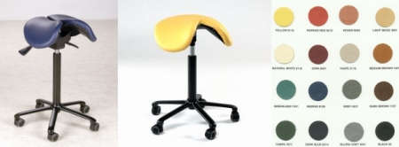 Salli Saddle chairs come in a variety of 16 colors!